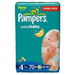 Pampers подгузники Active Baby 4 (7-14 кг)