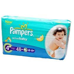 Pampers подгузники Active Baby 4+ (9-16 кг)