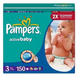 Pampers подгузники Active Baby 3 (4-9 кг)