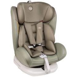 Автокресло детское от 0 до 12 лет Unix Happy Baby группа 0+ / 1 / 2 / 3 (до 36 кг), крепление isofix, поворотная база, темно-серый