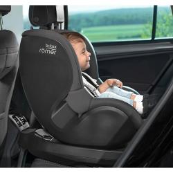Автокресло детское Britax Roemer Dualfix PLUS Midnight Grey для детей с рождения до 4 лет, ростом 40 - 105 см, до 20 кг, серый