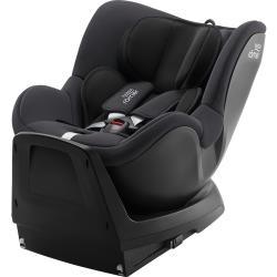 Автокресло детское Britax Roemer Dualfix PLUS Midnight Grey для детей с рождения до 4 лет, ростом 40 - 105 см, до 20 кг, серый