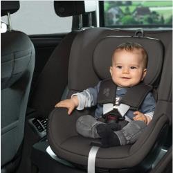 Автокресло детское Britax Roemer Dualfix PLUS Midnight Grey для детей с рождения до 4 лет, ростом 40 - 105 см, до 20 кг, серый