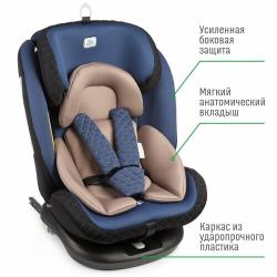 Автокресло детское поворотное Smart Travel Boss IsoFix от 0 до 36 кг, синее