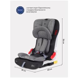 Автокресло Rant ZY25F Taxi isofix Black (группа 1-2-3 9-36 кг)