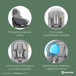 Автокресло группы 1 (9–18кг) Maxi-Cosi Pearl 360 Authentic Cognac / коньячный