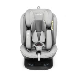 Автокресло JUNION Ebby группа 0+ / 1 / 2 / 3 (0-36 кг), 360°, Isofix, серый