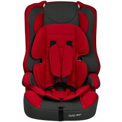 Автокресло группа 1 / 2 / 3 9-36 кг Teddy Bear 513 RF RED+BLACK DOT