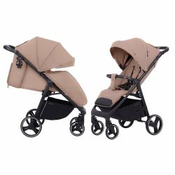 Детская коляска прогулочная CARRELLO Bravo CRL-8512 Royal Beige 2023 red logo
