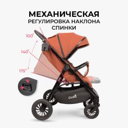 Коляска прогулочная складная всесезонная Costa Vita, черный