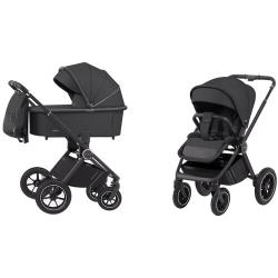 Коляска 2в1 Carrello Ultimo CRL-6516 Harbor Grey, надувные колеса,