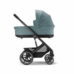 Коляска 3 в 1 Cybex Balios S Lux BLK Sky Blue с дождевиком 522005181