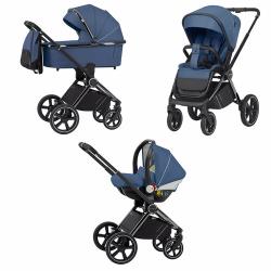 Коляска 3в1 Carrello Ultimo CRL-6512, 2023, Cool Grey шасси Chrome / Black