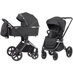 Коляска 2в1 Carrello Ultimo, цвет Pearl Beige  /  Chrome Frame