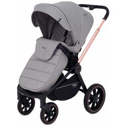 Коляска детская MOWBaby "ZOOM"PU (3в1) RA087 Silver Black