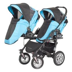 Универсальная коляска для двойни BabyActive Twinny (2 в 1)