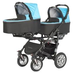 Универсальная коляска для двойни BabyActive Twinny (2 в 1)