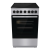 Электрическая кухонная плита Gorenje GEC5B41SG, 50 см, стеклокерамика, с электрической духовкой 62 л, таймер, электроподжиг, 9 режимов духовки, серая