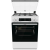 Комбинированная плита Gorenje GKS6C70WF, электрическая духовка, стеклянная крышка, чугун, Сенсорный программатор IconLED, белая