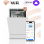 Умная встраиваемая посудомоечная машина с Wi-Fi и лучом на полу Weissgauff BDW 4138 D Wi-Fi (модификация 2024 года),3 года гарантии, 3 корзины, 10 комплектов посуды, 7 программ, автопрограмма, голосовое управление Яндекс. Алиса, полная защита от протечек