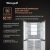 Отдельностоящий холодильник с инвертором Weissgauff WCD 450 BEG NoFrost Inverter
