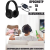 Беспроводные наушники + Bluetooth адаптер для подключения к телевизору. Наушники для телевизора без проводов, цвет черный