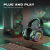 Игровая гарнитура Fifine H6 Gaming Headsets (полноразмерные игровые наушники, гарнитура для PC, PS, XBOX, с RGB подсветкой, Black)