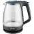 Чайник электрический керамический Delta Lux Цветы DL-1239, 1.5 л, 1.5 кВт