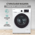 Стиральная машина NORDFROST i-WSQ4 8140 W, 8 кг загрузка, 1400 об / мин, инверторный мотор,12 программ, цвет белый
