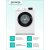 Стиральная машина Gorenje W1HE72SFS, с загрузкой 7 кг, отдельно стоящая, 1200 об / мин, белая