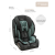 Автокресло-трансформер JOVOLA MyWay ISOFIX, бустер, группа 1,2,3, 9-36 кг, серый-зеленый