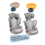 Автокресло JUNION Lui группа 2 / 3 (15-36 кг), чёрный