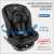 Кресло детское siger престиж isofix группа 0,1,2,3 графит