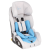 Лидер кидс (Л), Автокресло VERONA Grey+Light Blue (сер+голуб), 1-2-3 гр, (9-36кг) ISOFIX,