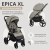 Прогулочная коляска Indigo G1 EPICA XL розовый