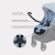 Коляска прогулочная всесезонная MowBaby Smart MB101, Black 2023