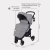 Коляска прогулочная всесезонная MOWBABY Cross RA089, Gold Grey