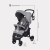 Коляска прогулочная всесезонная MOWBABY Cross RA089, Gold Grey