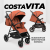 Коляска прогулочная складная всесезонная Costa Vita, черный