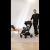 Коляска прогулочная детская Lynn от Happy Baby, в комплекте: дождевик, москитная сетка, чехол на ножки, матрасик, подстаканник, бордовый