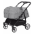 Универсальная коляска для двойни CARRELLO Connect CRL-5502 / 1 2 в 1, rock grey, цвет шасси: черный
