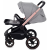 Коляска детская MOWBaby "ZOOM"PU (3в1) RA087 Silver Black