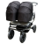 Универсальная коляска для двойни Mountain buggy Duet, 2 в 1